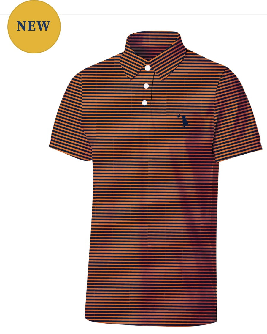 Local Boy Outfitters Palms Polo - Navy/Orange