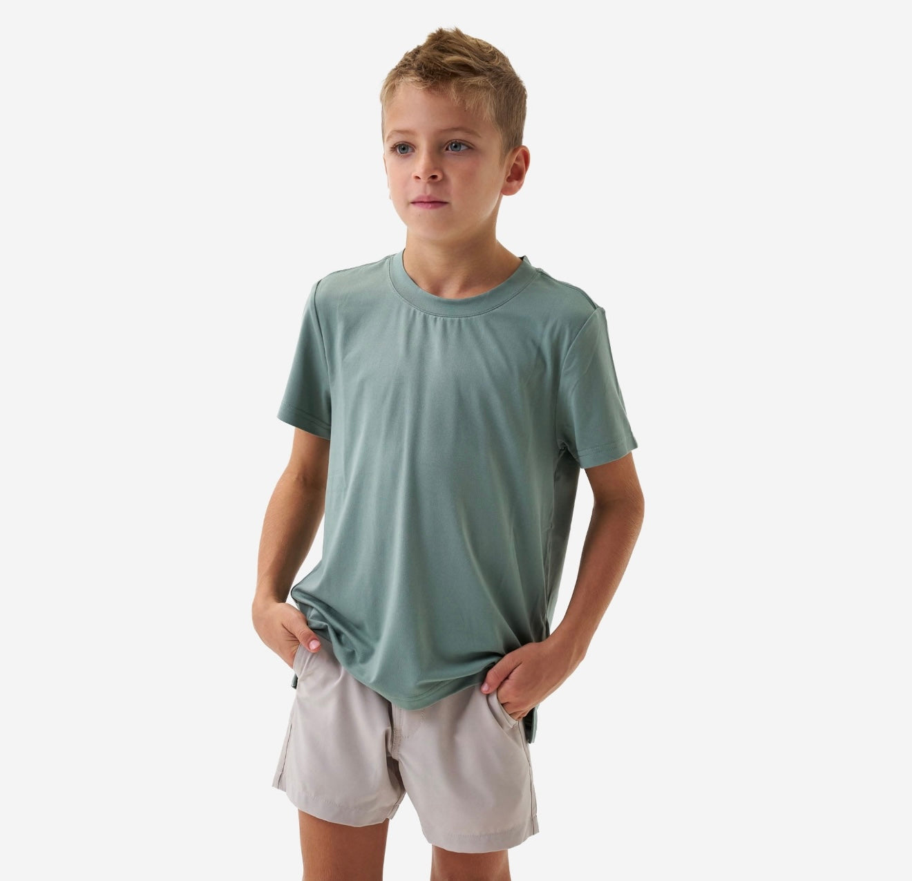 Toddler/Youth Burlebo Go To Tee - Sage
