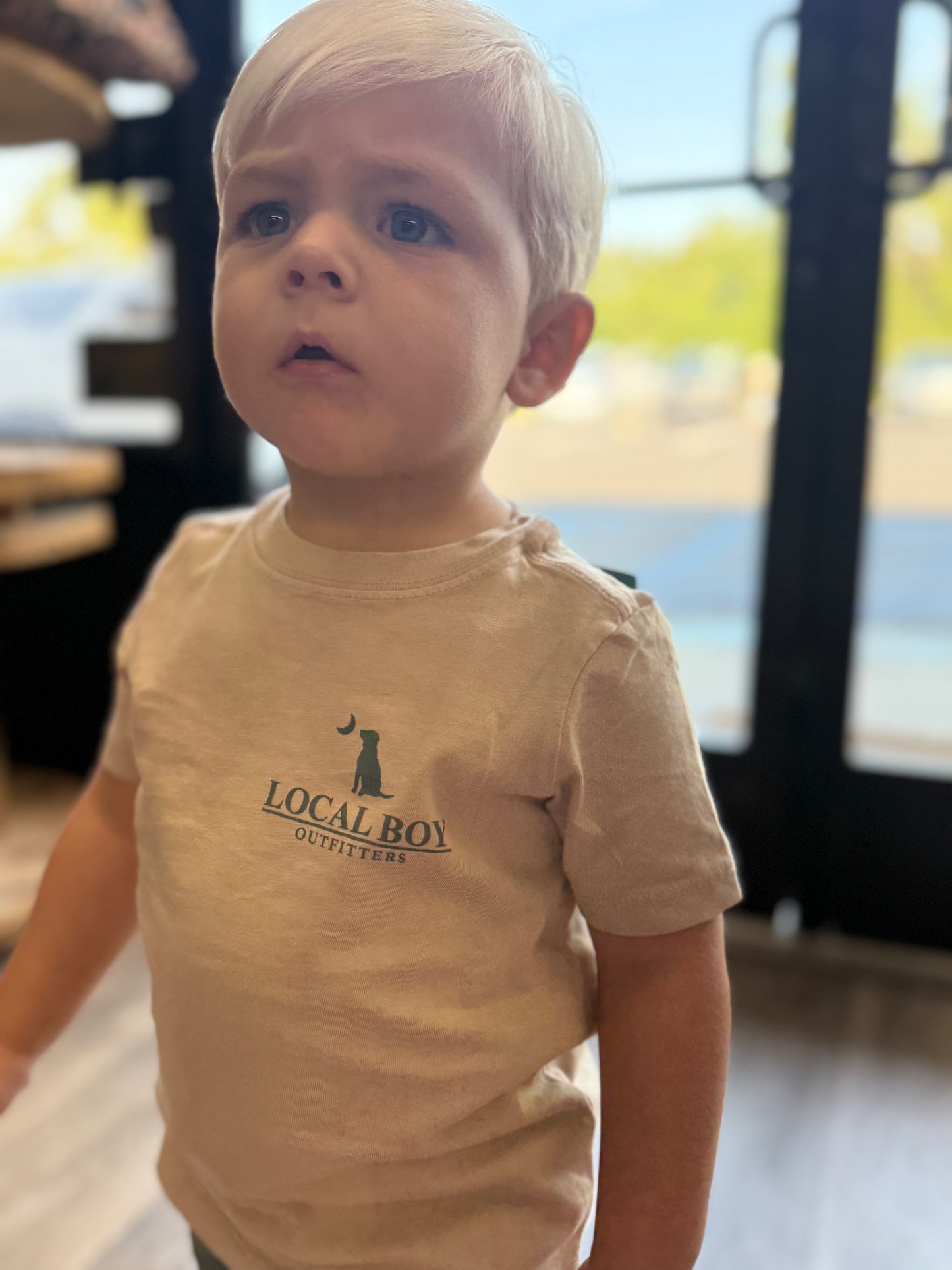 Toddler Local Boy Original Localflage Bluff SS Tee - Latte