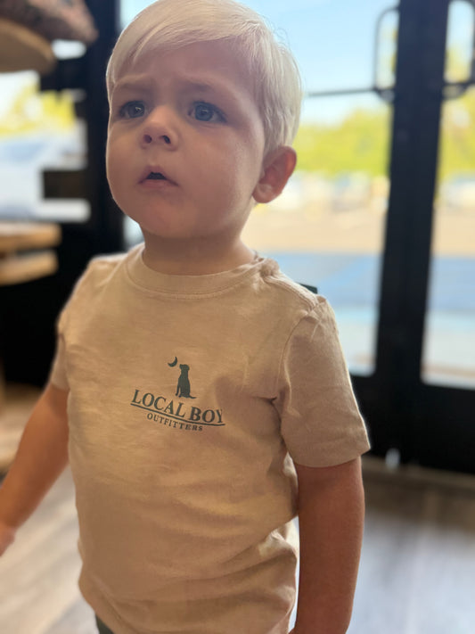 Toddler Local Boy Original Localflage Bluff SS Tee - Latte