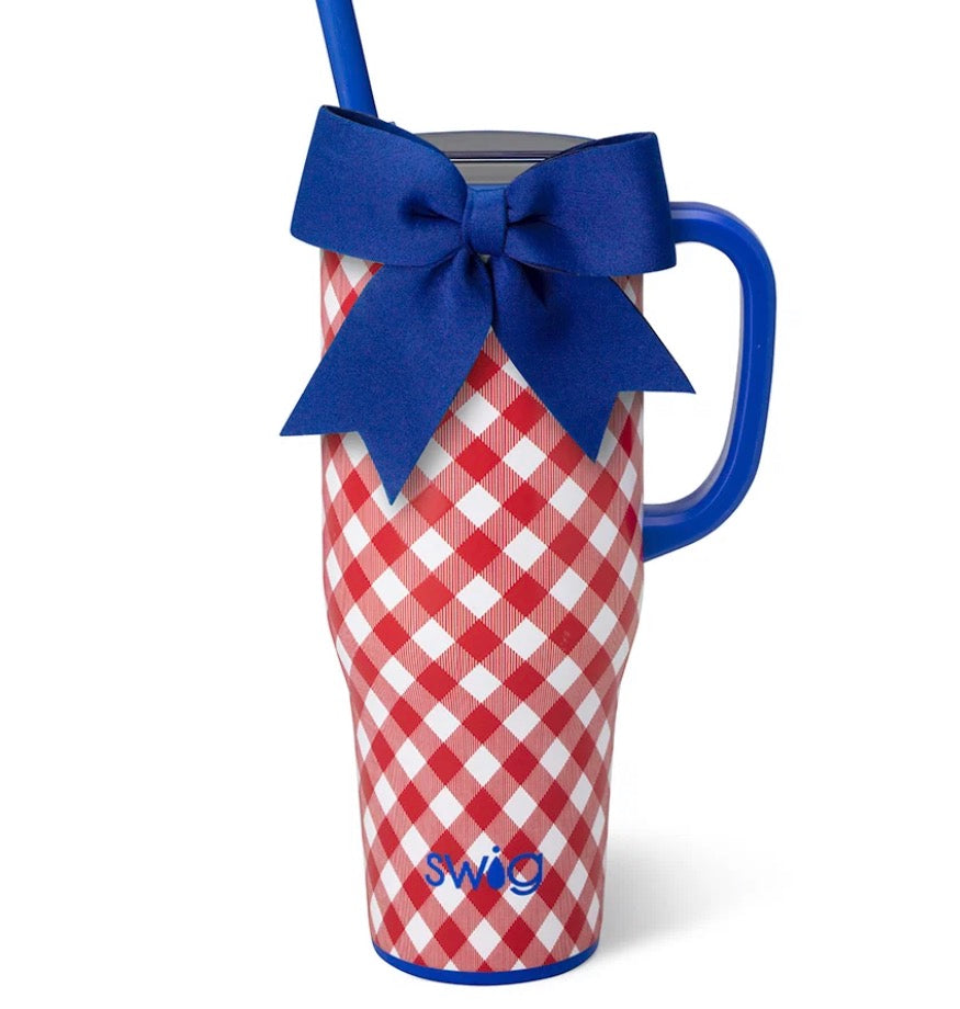 Swig PATRIOTIC PICNIC Mega Mug 40oz (LEAKPROOF)