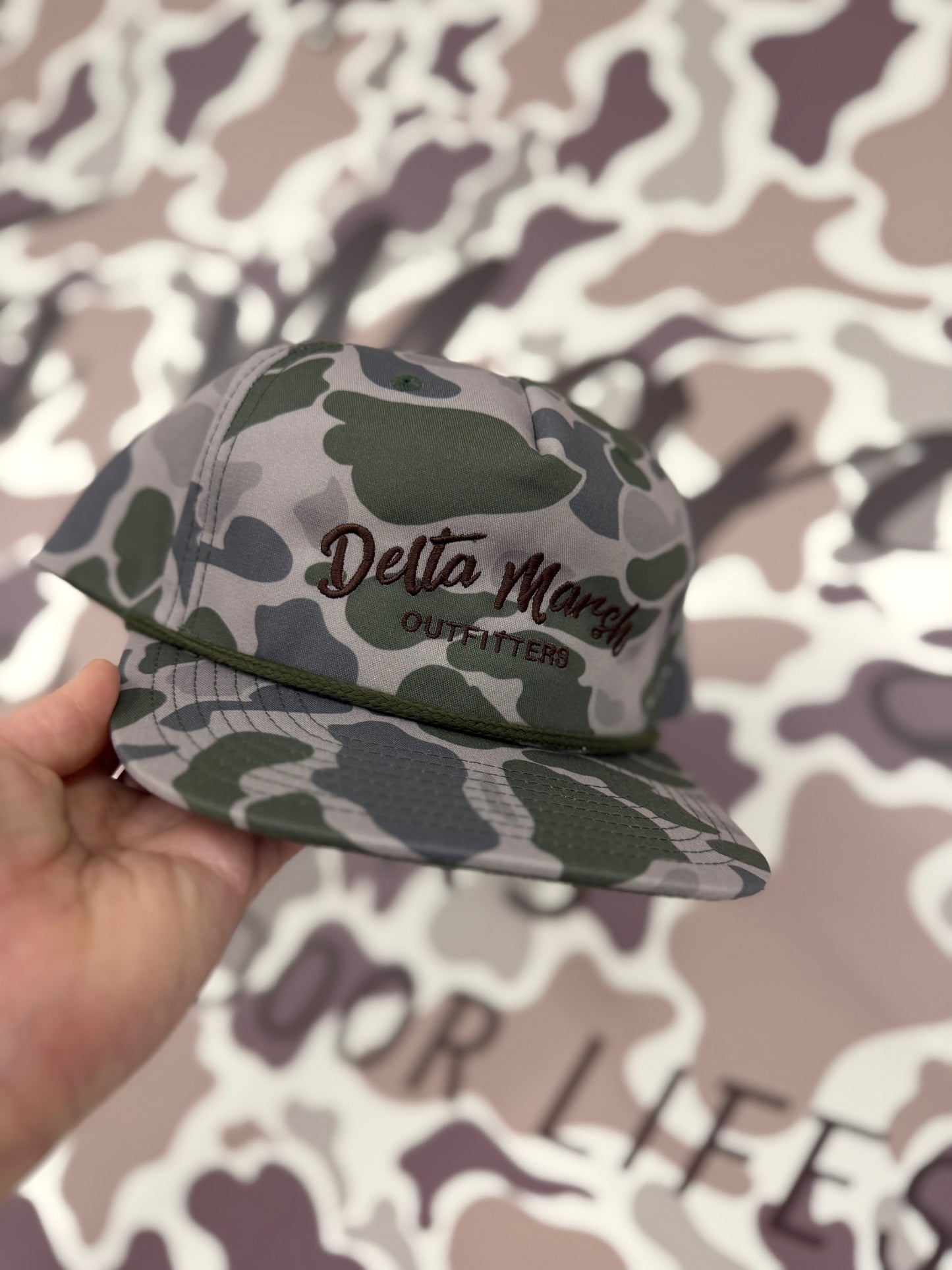 Delta Marsh Script - Richardson Rope - Duck Marsh Camo