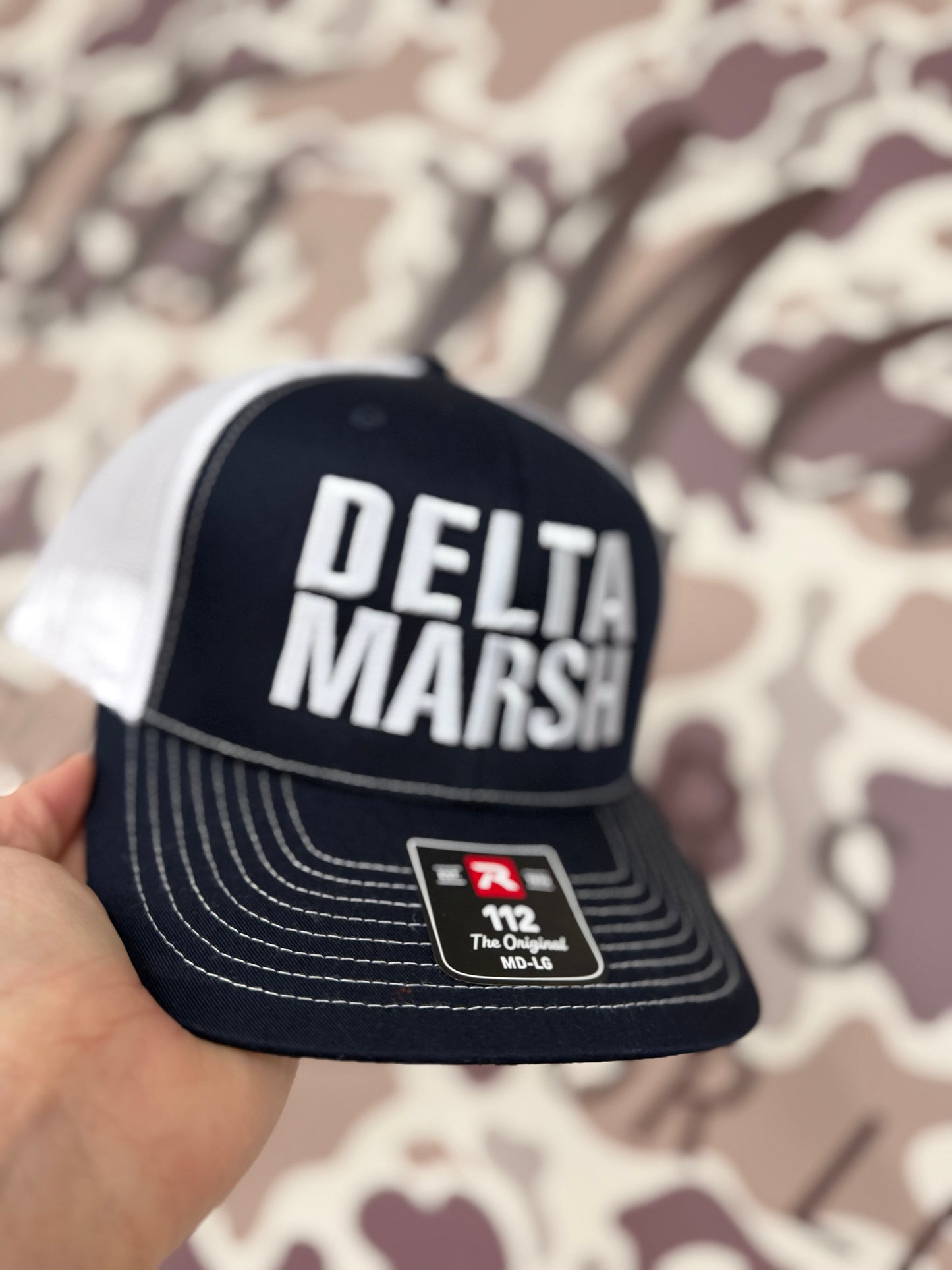 Delta Marsh Block Richardson 112 - Navy/White