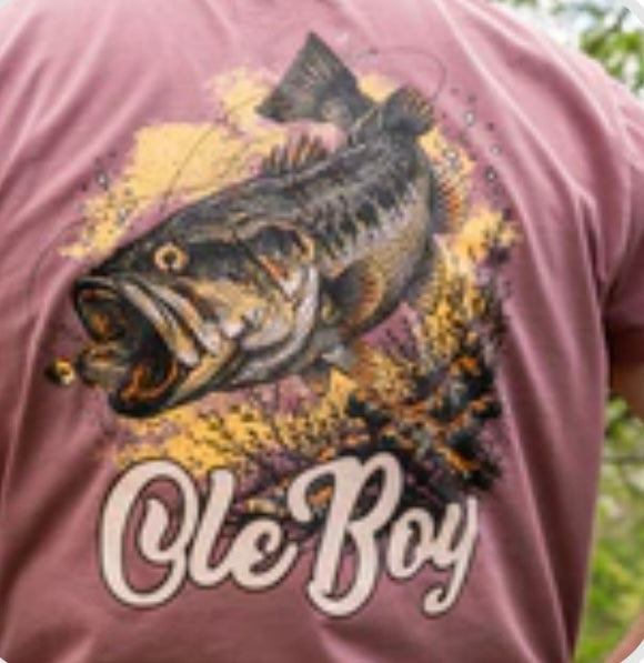 OLE BOY Bass Attack T-Shirt