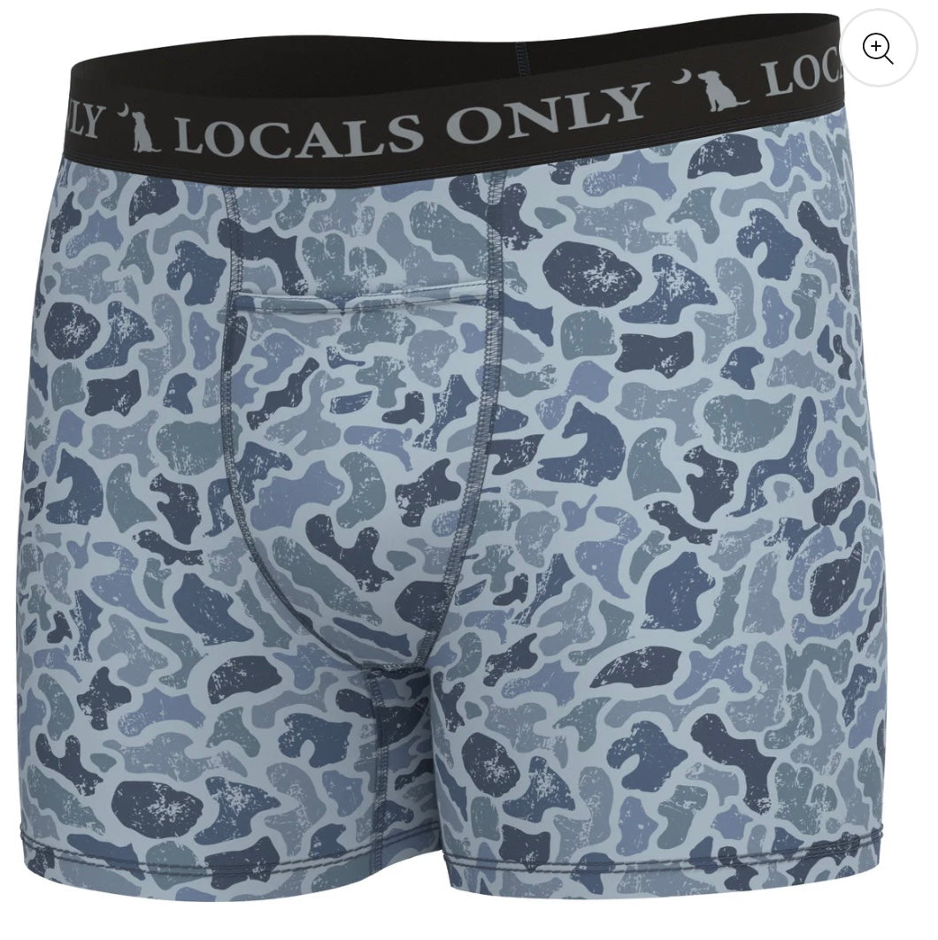 Local Boy Men’s Boxer Briefs - Distressed LCF Cobalt