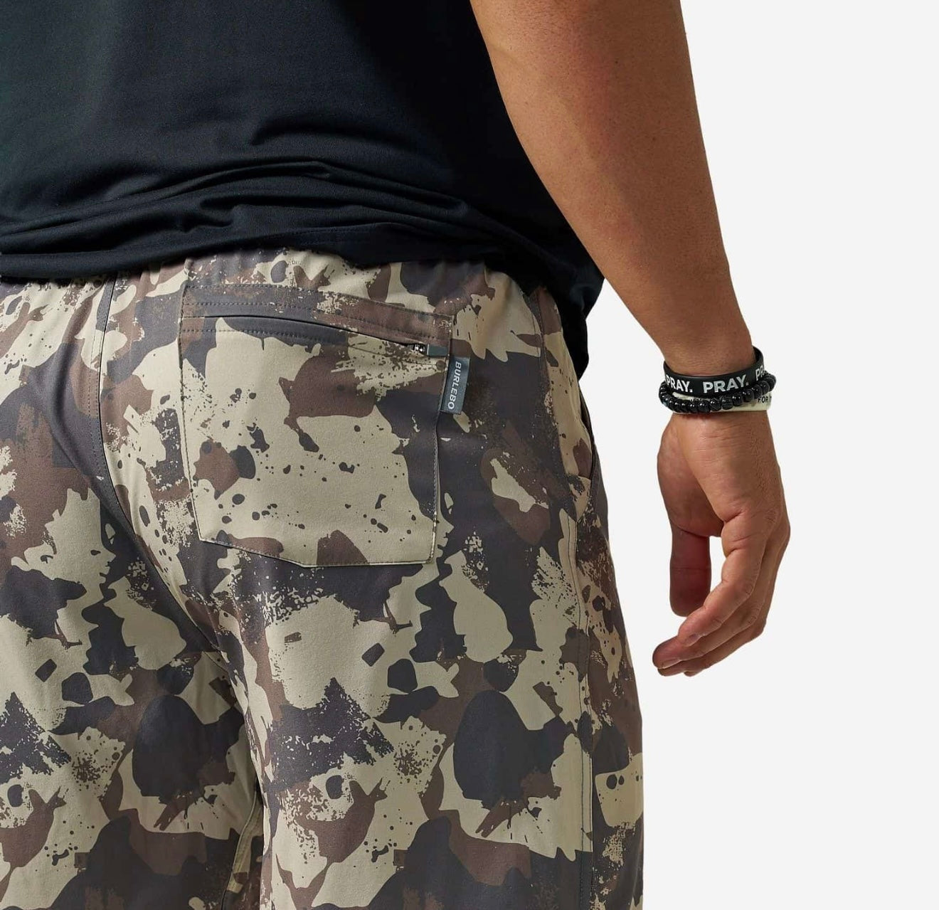 BURLEBO Athletic Short - Splatter Camo
