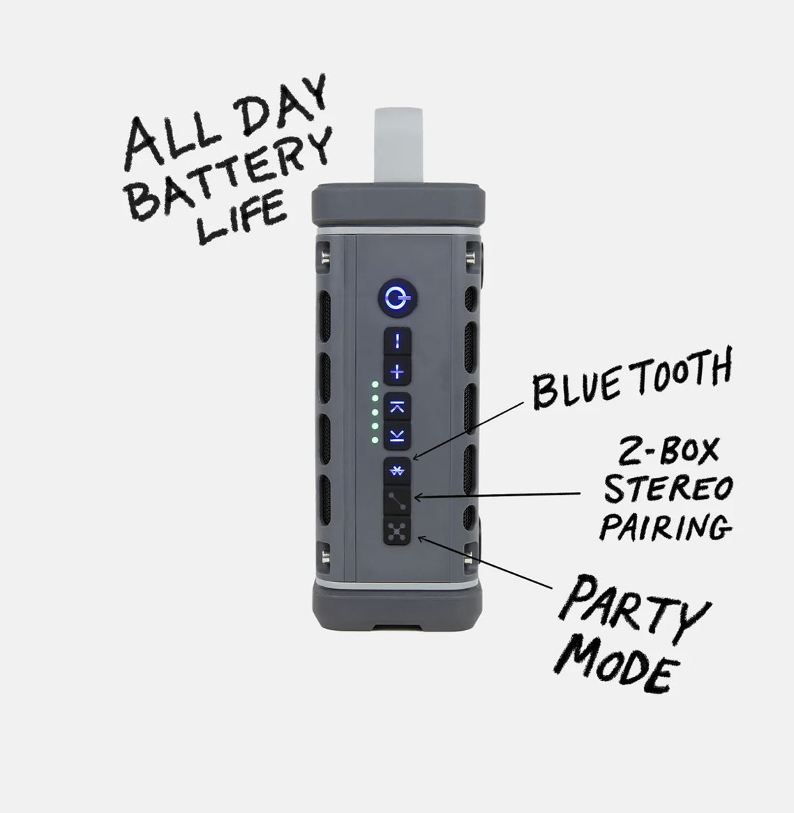Turtle Box Ranger Speaker - Gray