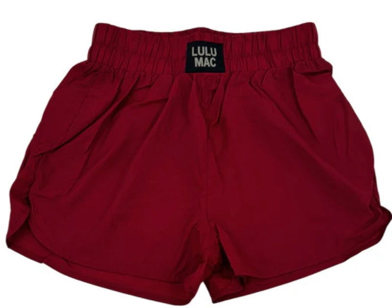 Lulu Mac OG Shorts - Maroon