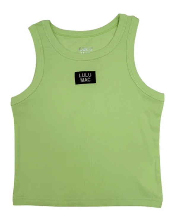 Lulu Mac OG Tank - Pistachio / Black Logo