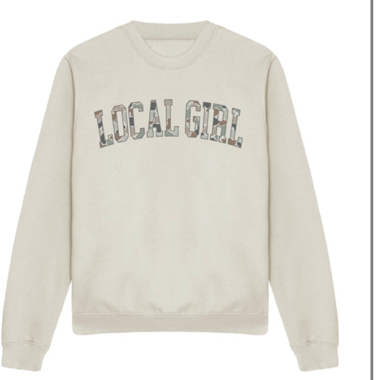 Local Girl Outfitters- Flora Arch FP Crew- NTS