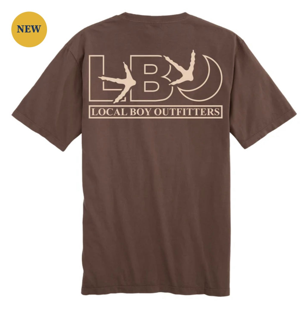 Local Boy LBO Track SS Tee - Espresso