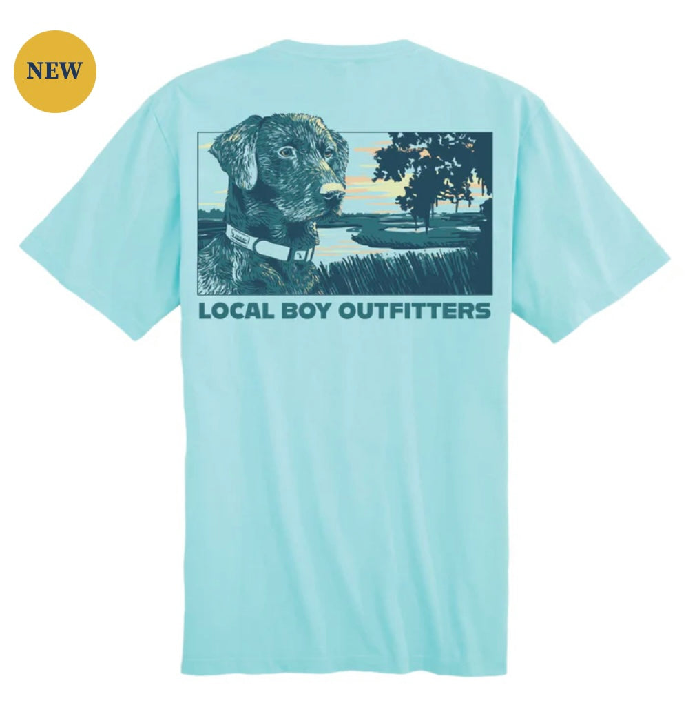Local Boy Wetland Watchdog SS Tee - Aqua