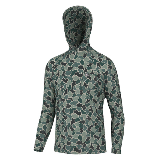 Local Boy Outfitters - Heather Blend Hoodie - Ravine Camo