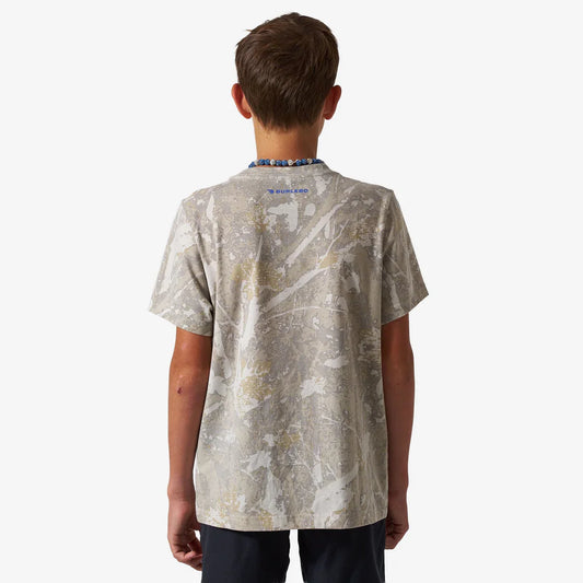 Burlebo YOUTH VINTAGE WASHED PRAY TEE - DRIFTER CAMO