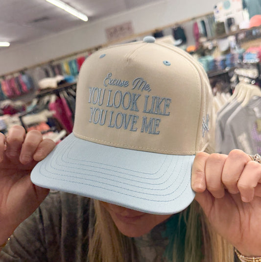 MHC Excuse Me You Look Like You Love Me: Powder Blue/Natural Otto