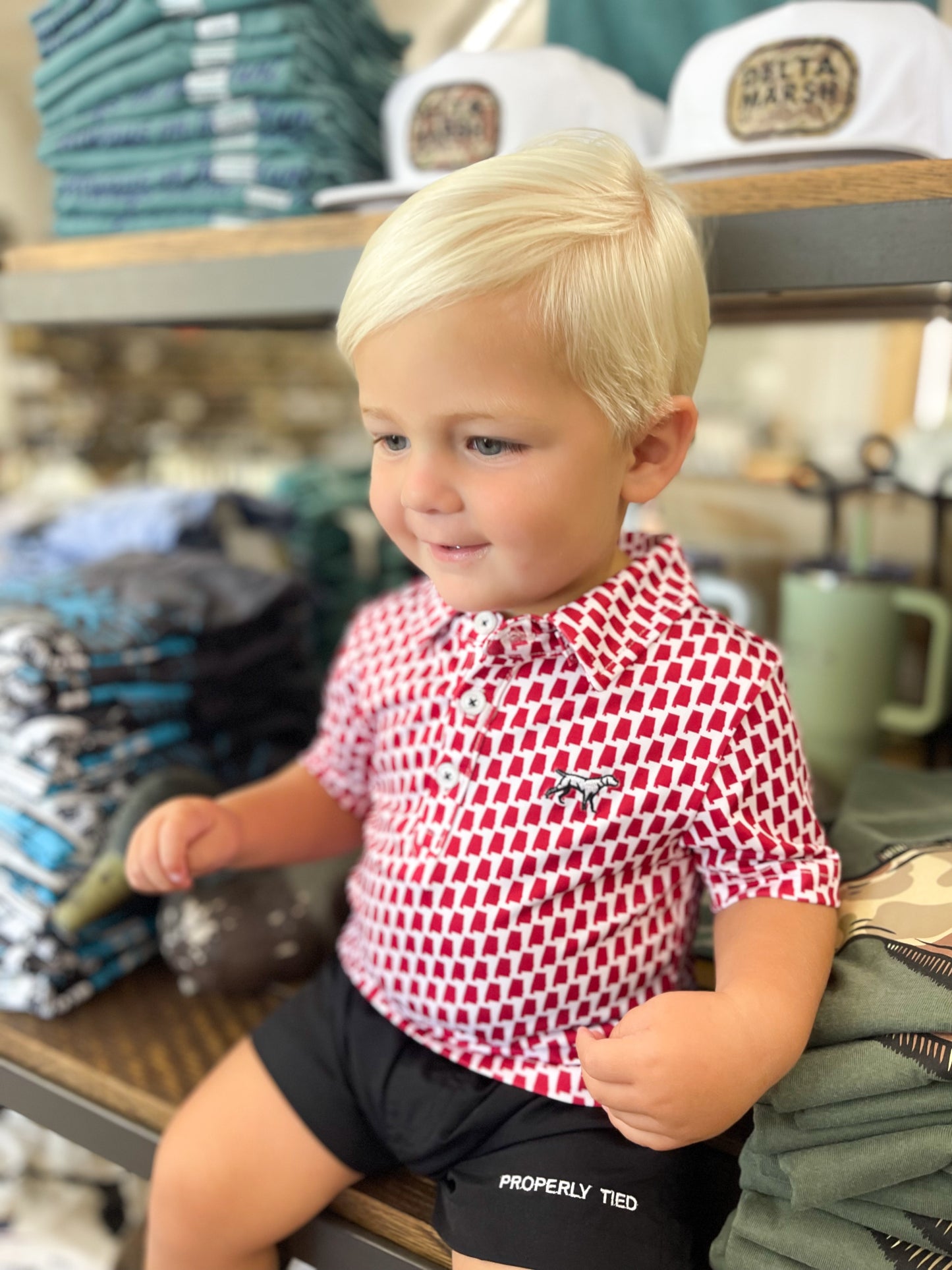 Toddler/Youth Roost AL State Polo