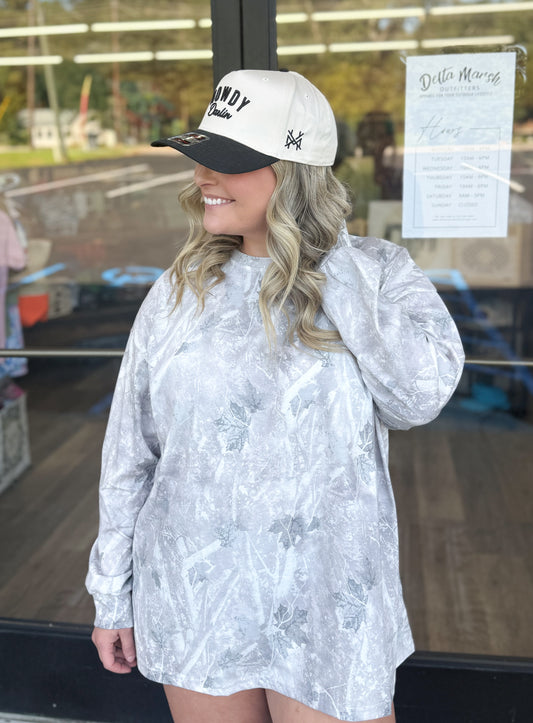 Iced Out Camo Wash Camo Long Sleeve