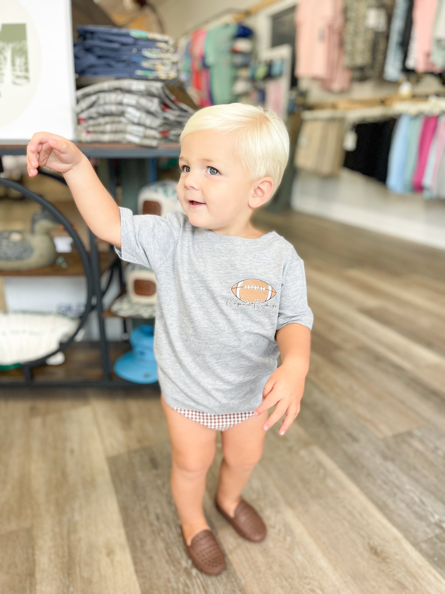 Boys of Fall | Crimson | Football Kid’s Tee