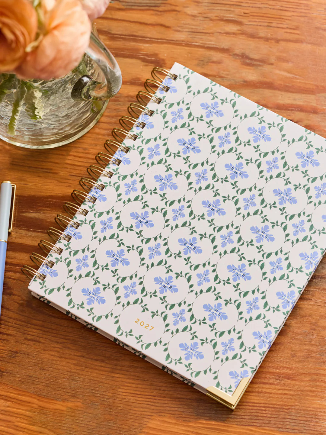 Mary Square 2027 Spiral Planner | Garden Vine