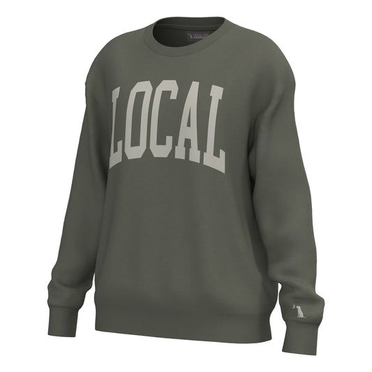 Local Girl Crescent Crew - Olive