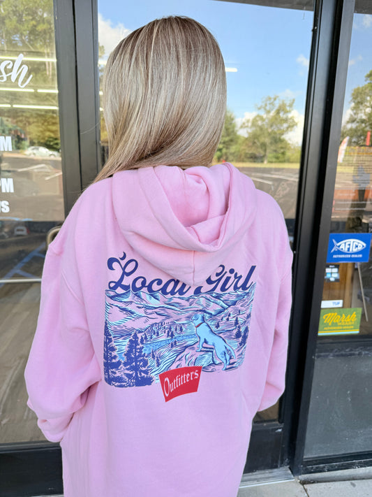 Local Girl Hoodie - Lookout - Blush Pink