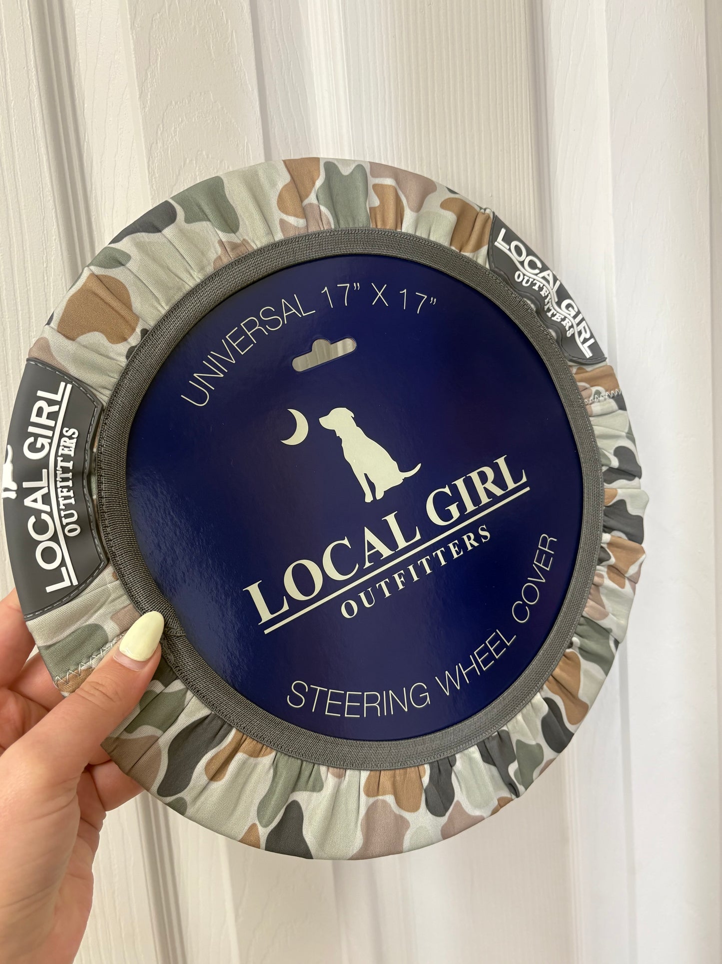 Local Girl - Steering Wheel Cover - Forest Camo Flora