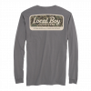 Youth Local Boy Brush Camo Mark LS Tee - Gray