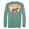 Youth Local Boy GSP Badge LS Tee - LT Green
