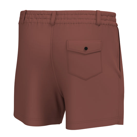 Youth Local Boy Volley Shorts - Mahogony