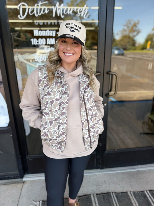 Birdie - Duck Camo Puffer Vest