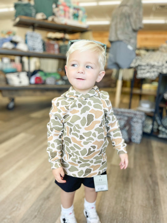 Youth/Toddler Burlebo Thermal Hoodie - Venado Camo