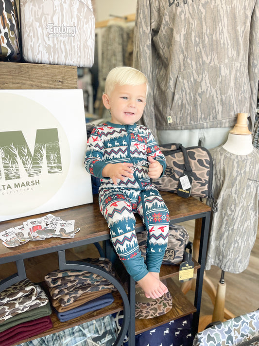 Burlebo - Baby Zip Up - Christmas