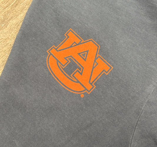 Speckle Bellies Auburn Camo Logo - Denim