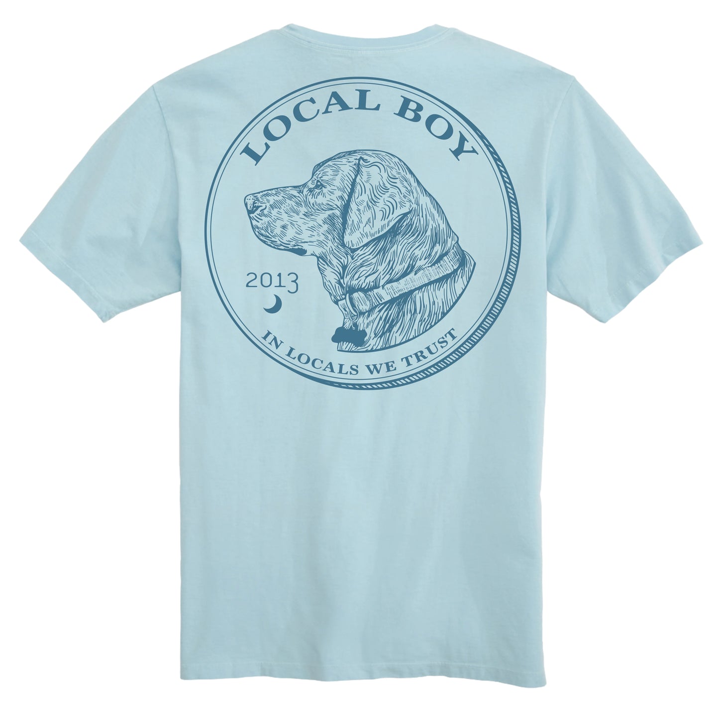 Youth Local Boy In Locals We Trust SS Tee- Chambray