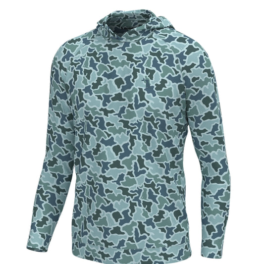 Local Boy Outfitters Youth Hemlock Hoodie- Blue Dog & Moon Camo
