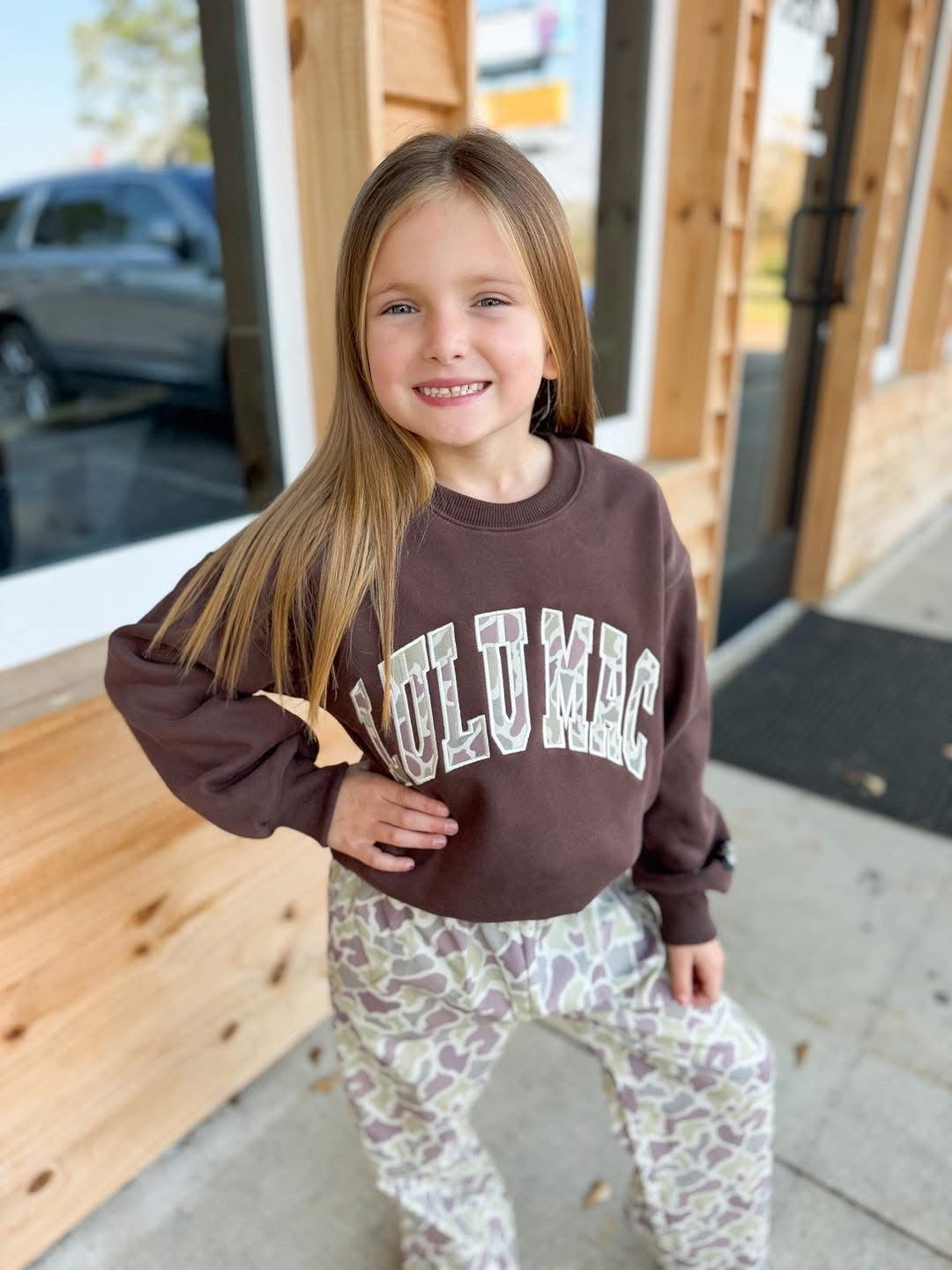 Youth Lulu Mac Camo Brown