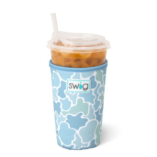 Swig Saltwater Camo Iced Cup Coolie (Medium)