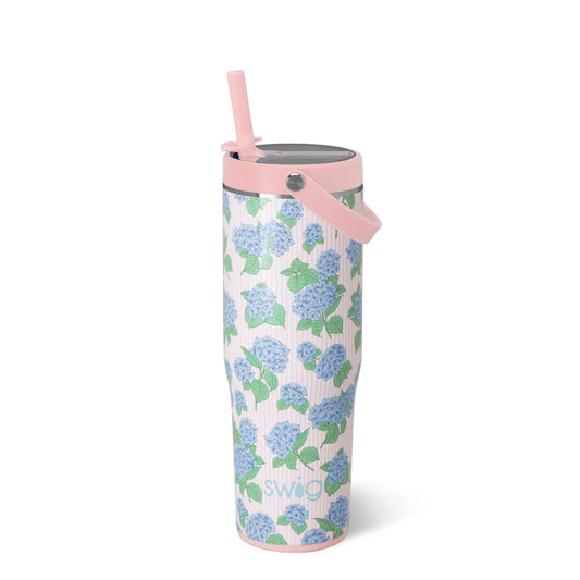 Swig Hydrangeas Leakproof To-Go Tumbler 30oz