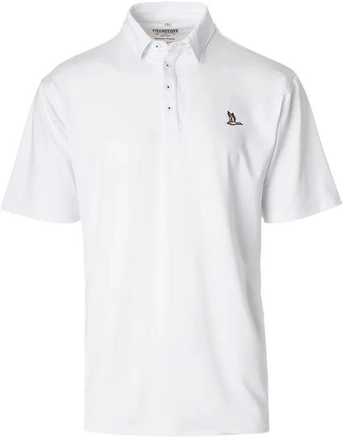 Adult Roost Mallard Polo- White
