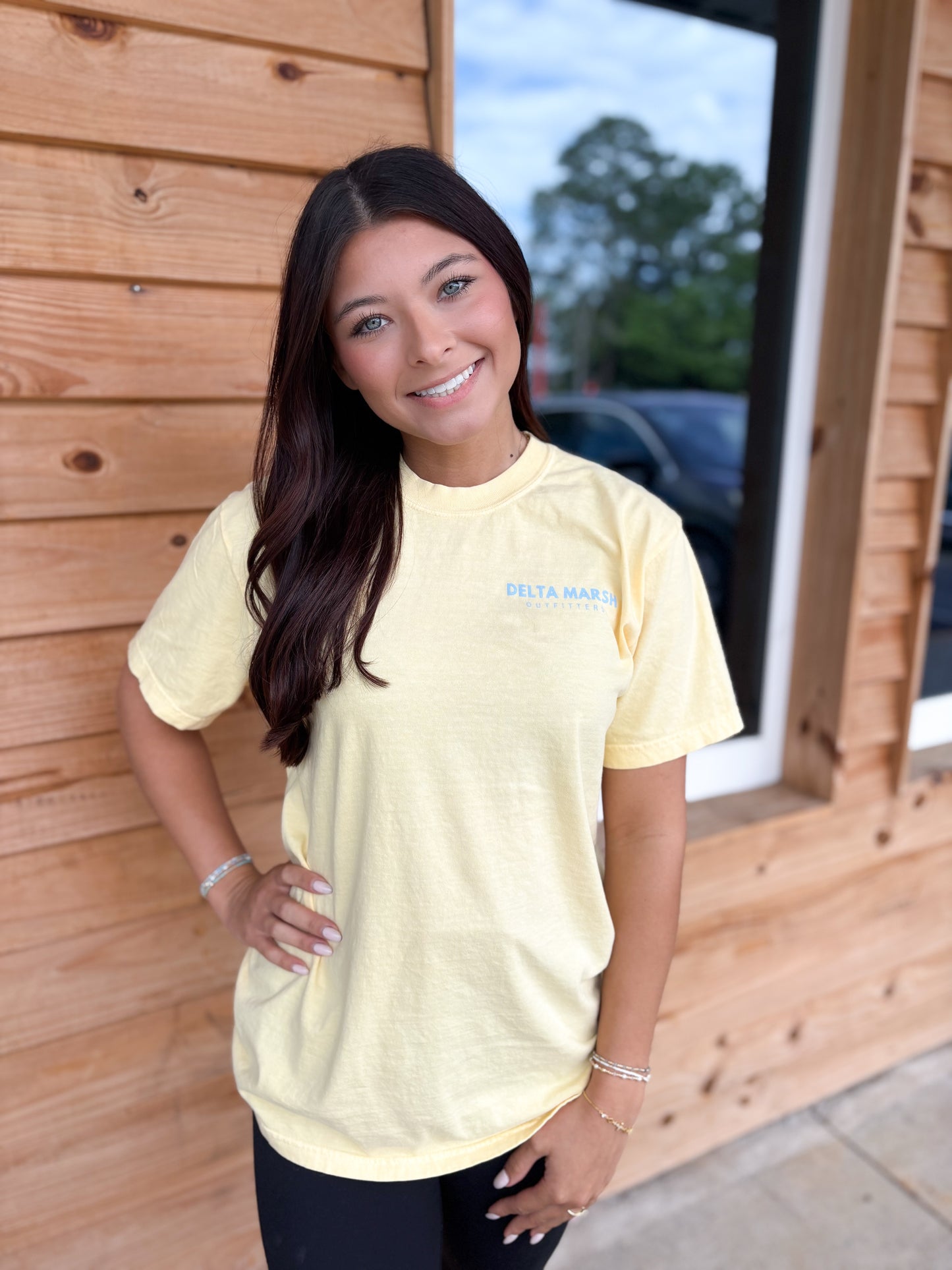 Delta Marsh Outfitters - Original Logo - Butter/Blue