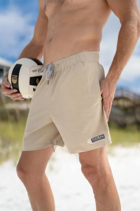 Local Boy Outfitters Bayview Swim Trunks - Khaki