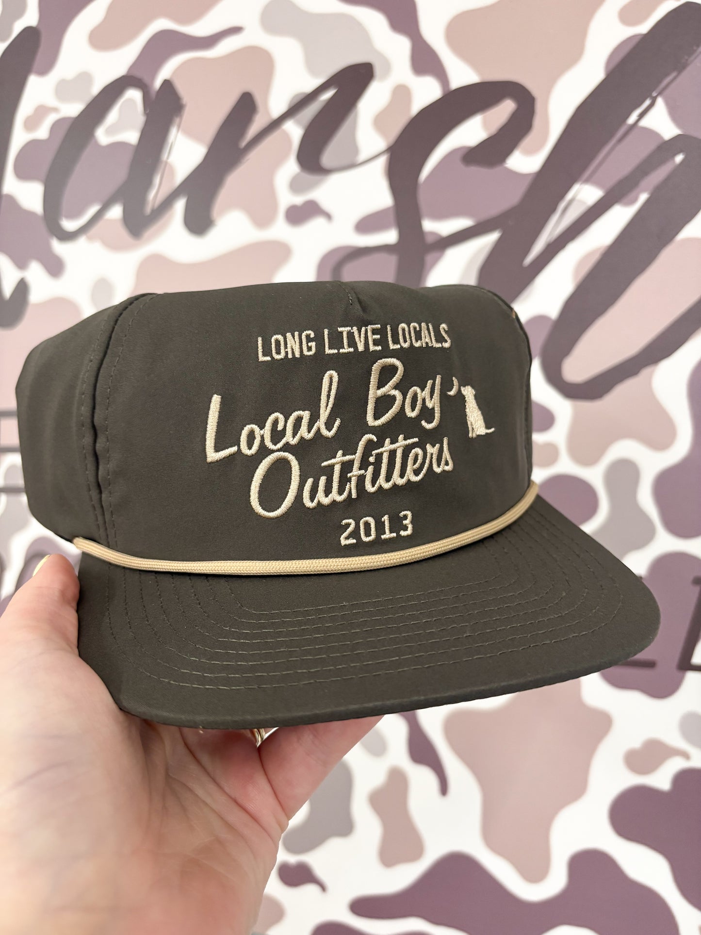 Local Boy Outfitters Standard LP Rope Hat- Coffee