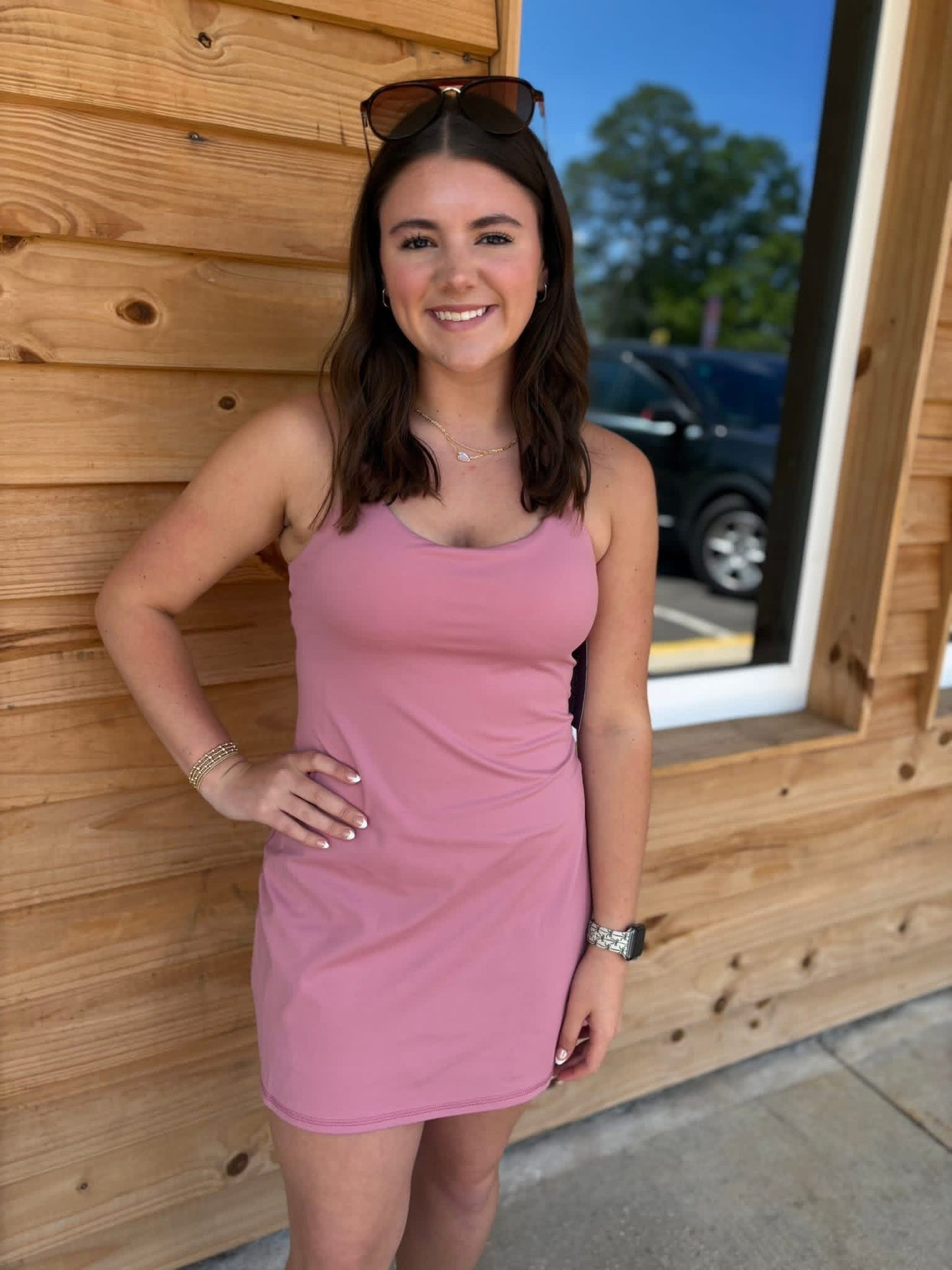 Local Girl Cloud Dress - Watermelon