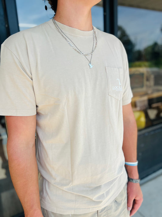 Local Boy Outfitters LCF Bluff Plate SS Tee - Latte