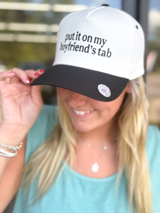 Delta Marsh Put It On My Boyfriends Tab - Black/White