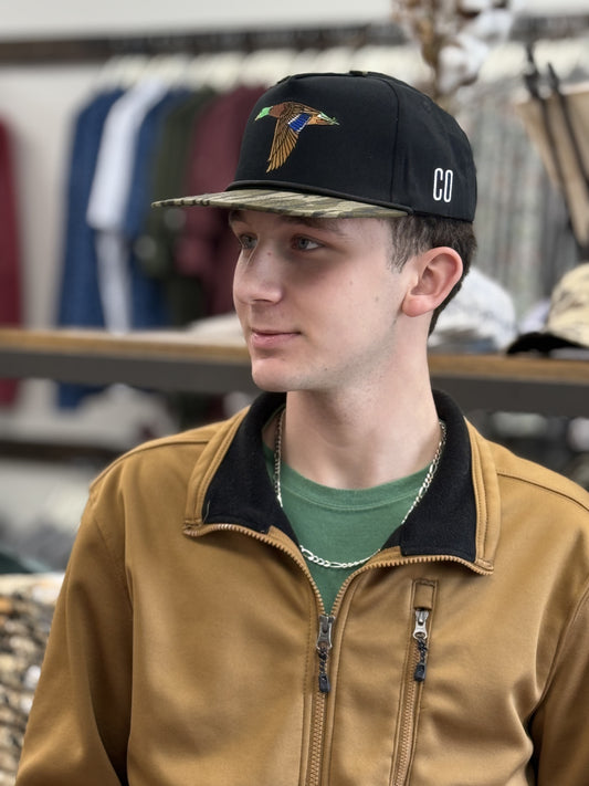 Mallard Bottomland/Black Rope Hat