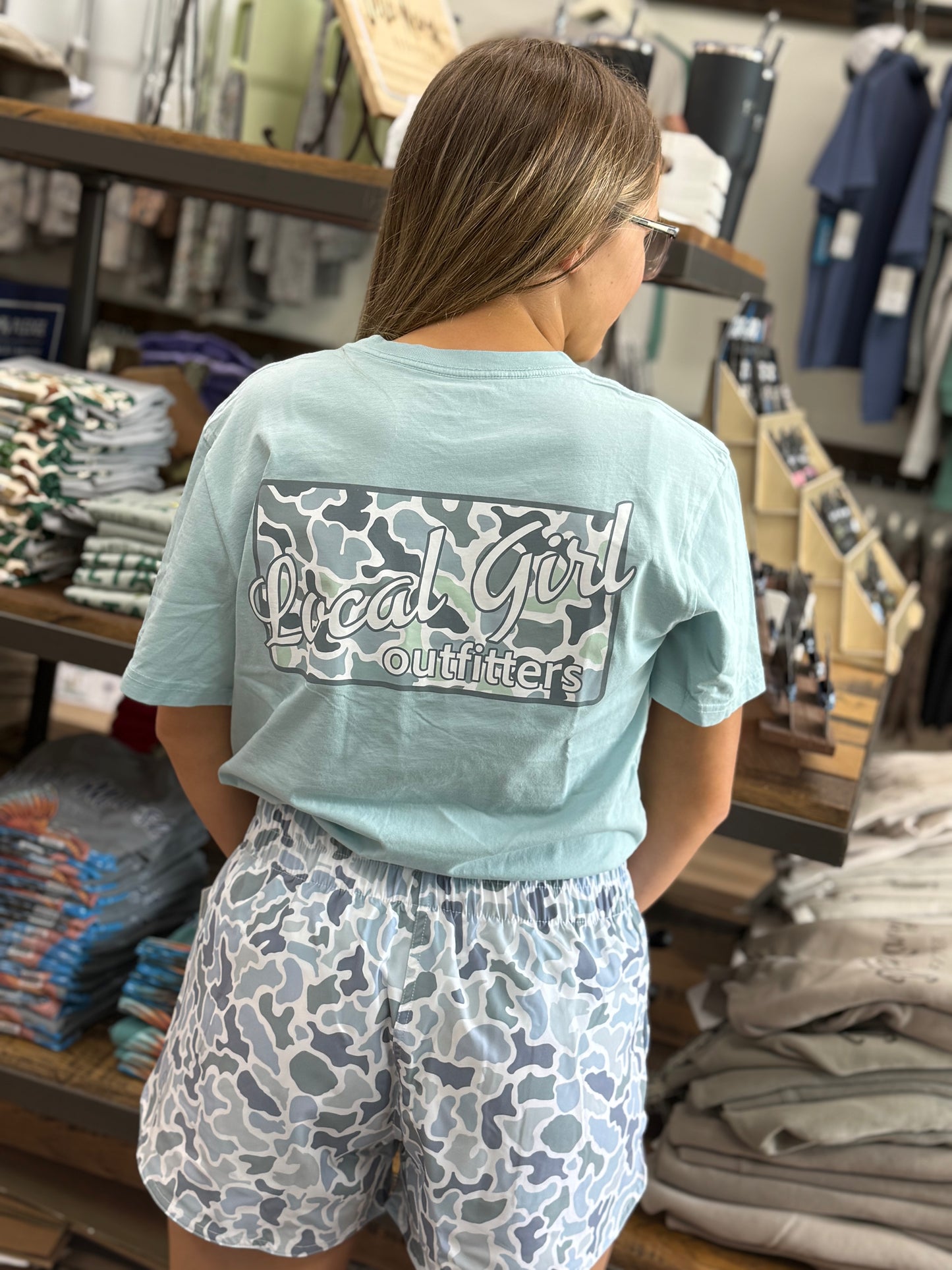 Local Girl Outfitters - LG High Waisted Volley Shorts - Localflage Coast