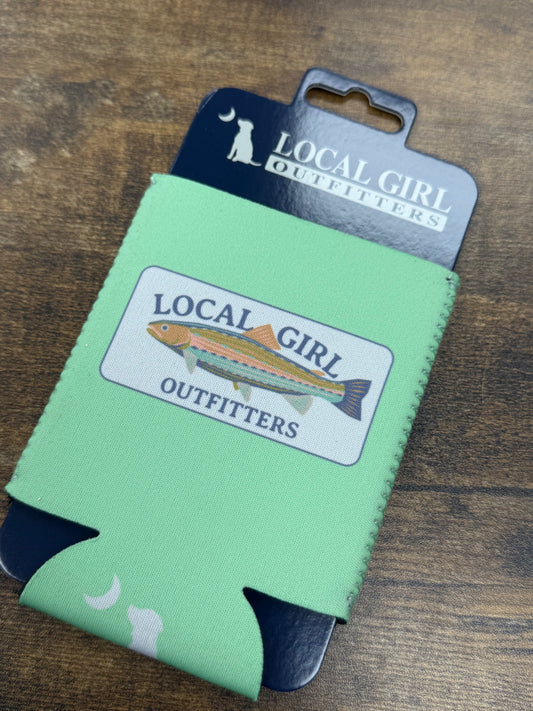 Local Girl Geo Trout Koozie