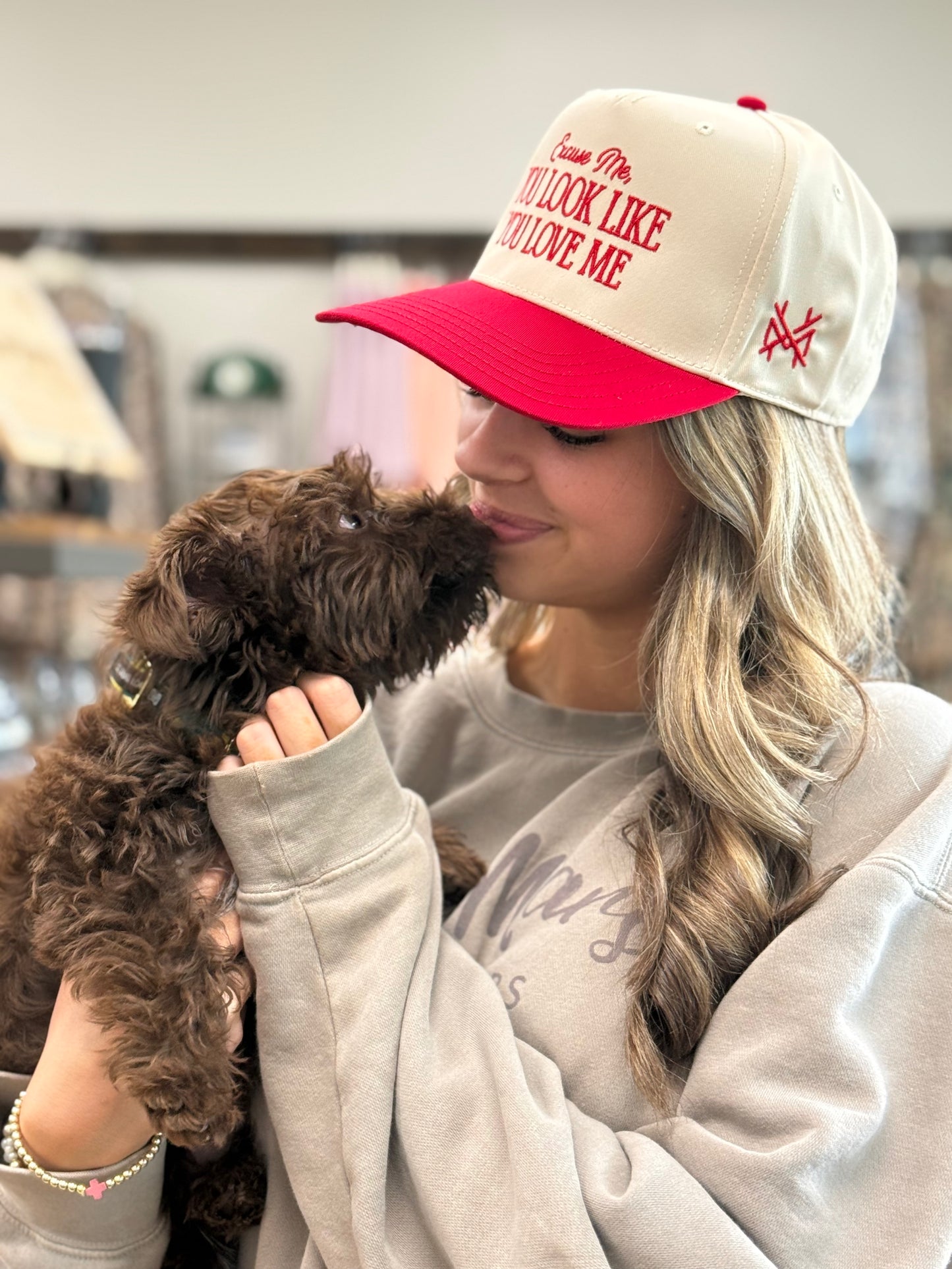 MHC Excuse Me You Look Like You Love Me: Red/ Natural Otto