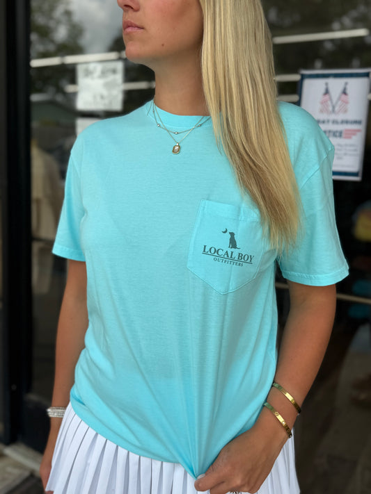 Local Boy Outfitters - Rope Plate SS Tee - Aqua
